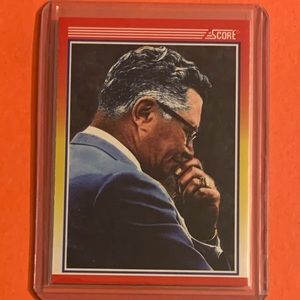 Vince Lombardi [No Curtis Mgt] #603 1990 Score Football Trading Card